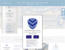 Tablet Screenshot of marquesdevitoria.com
